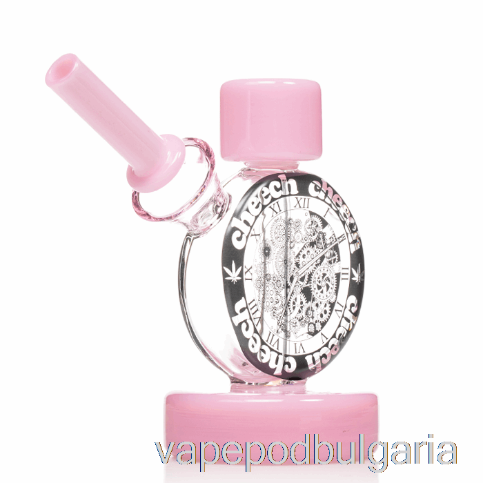 Vape 10000 Дръпки Cheech Clock Bubbler Pink